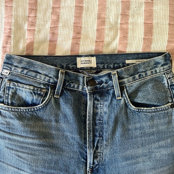 Citizens of Humanity Charlotte High Rise Straight Jeans - Picture 4 of 8